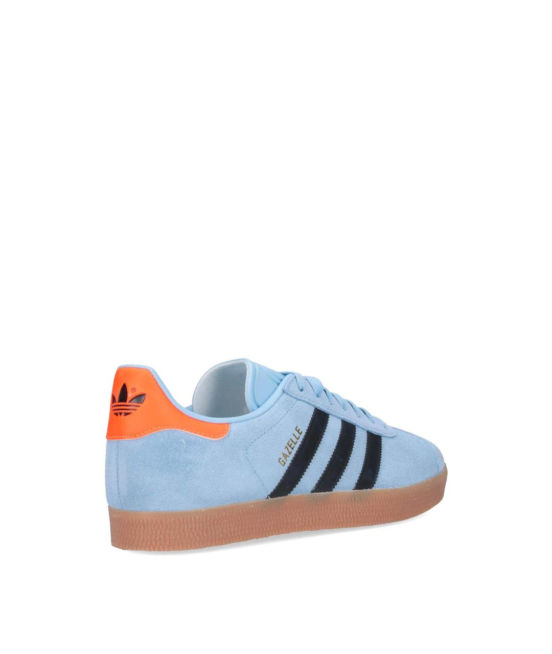 ADIDAS Синие замшевые низкие кроссовки / кеды, фото 4