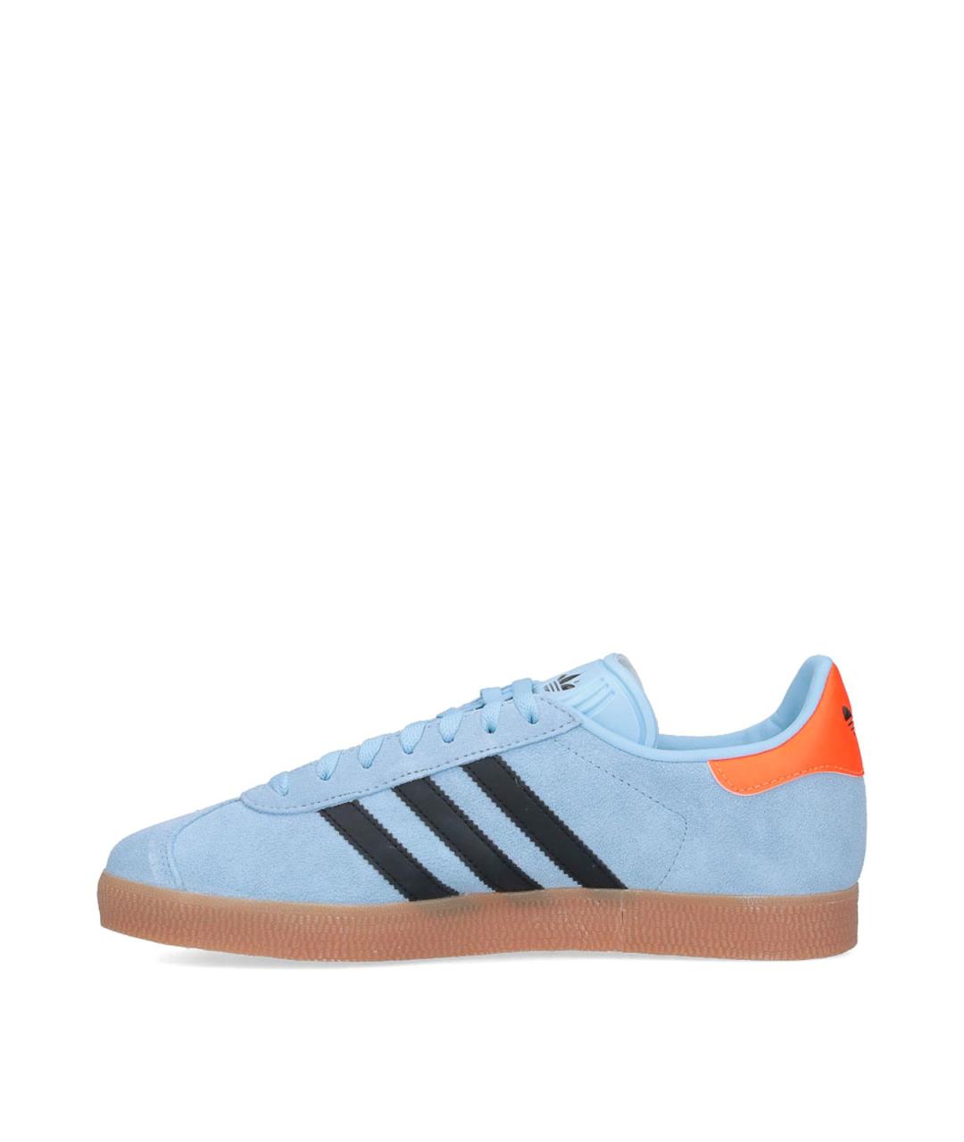 ADIDAS Синие замшевые низкие кроссовки / кеды, фото 3