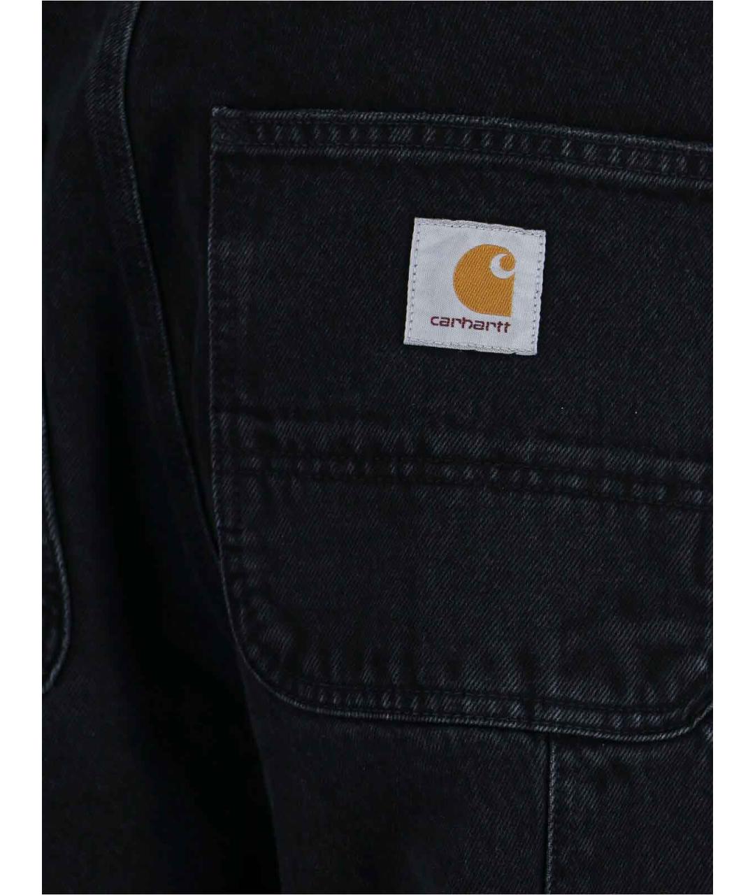 CARHARTT Черные хлопковые джинсы, фото 4