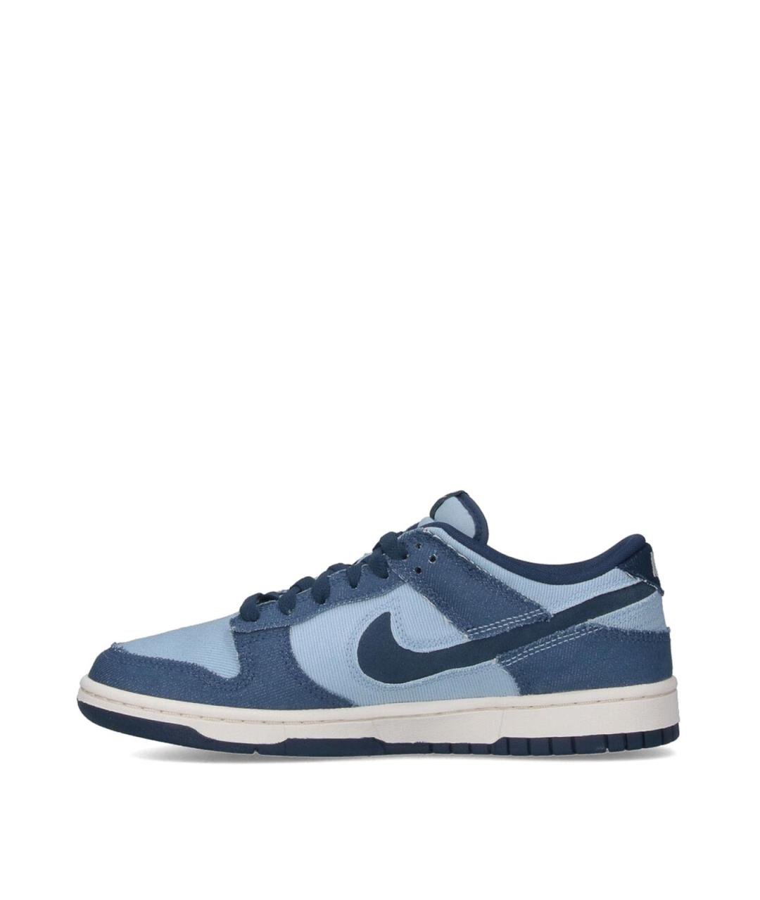 NIKE Синие резиновые низкие кроссовки / кеды, фото 3