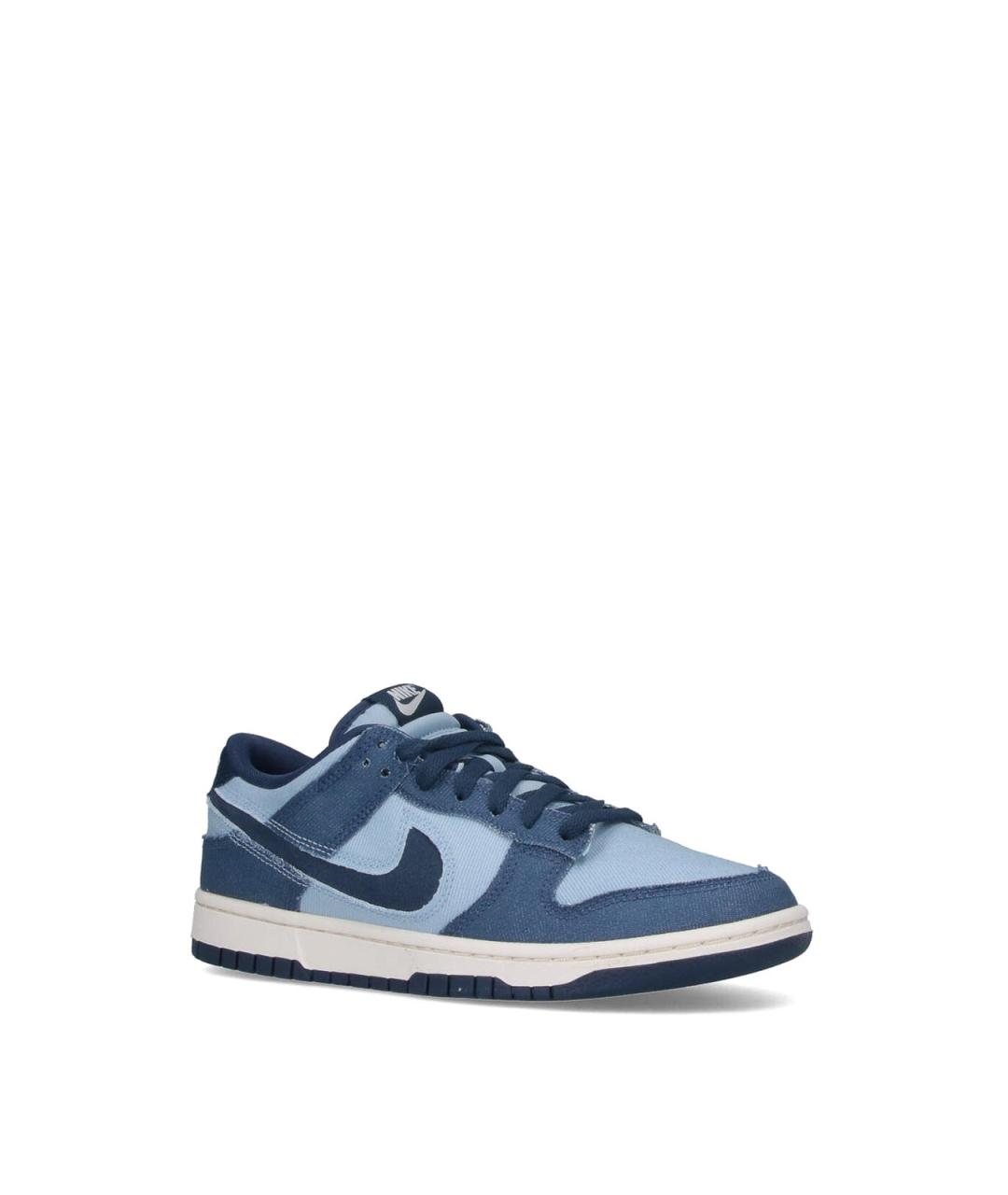 NIKE Синие резиновые низкие кроссовки / кеды, фото 2