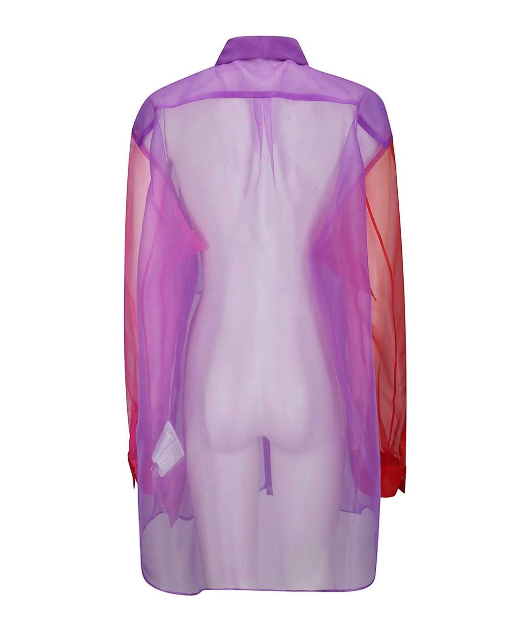 COMME DES GARÇONS Фиолетовая полиэстеровая рубашка, фото 2