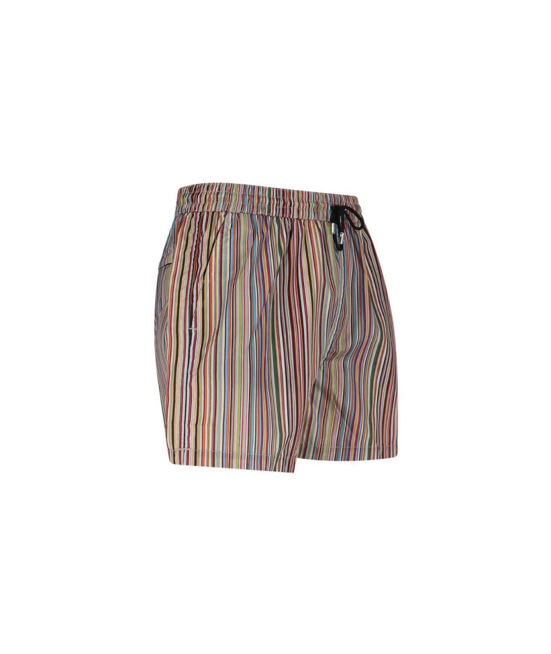 PAUL SMITH Мульти полиэстеровые шорты, фото 3