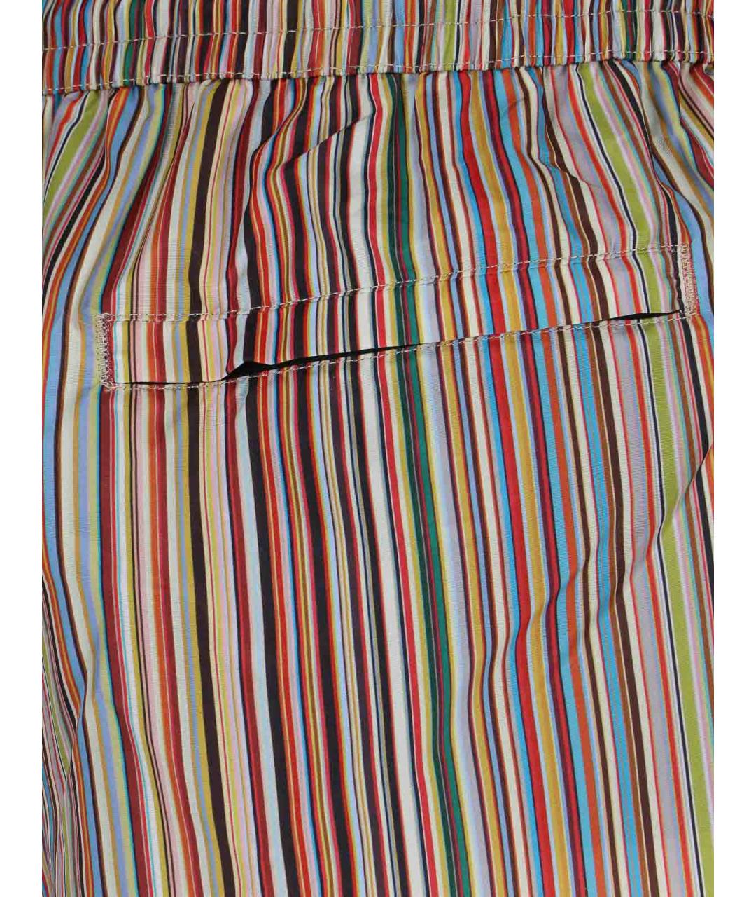 PAUL SMITH Мульти полиэстеровые шорты, фото 4
