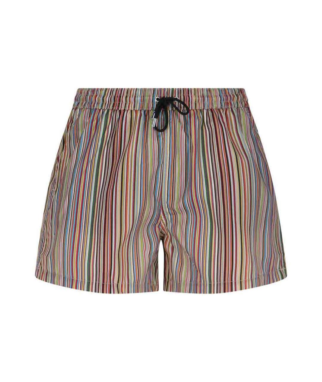PAUL SMITH Мульти полиэстеровые шорты, фото 1