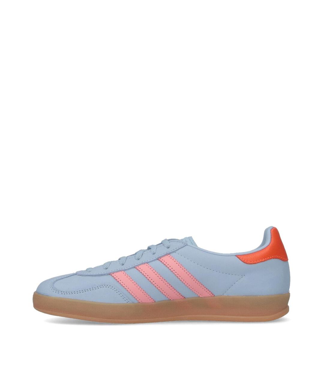 ADIDAS Голубые замшевые кеды, фото 3