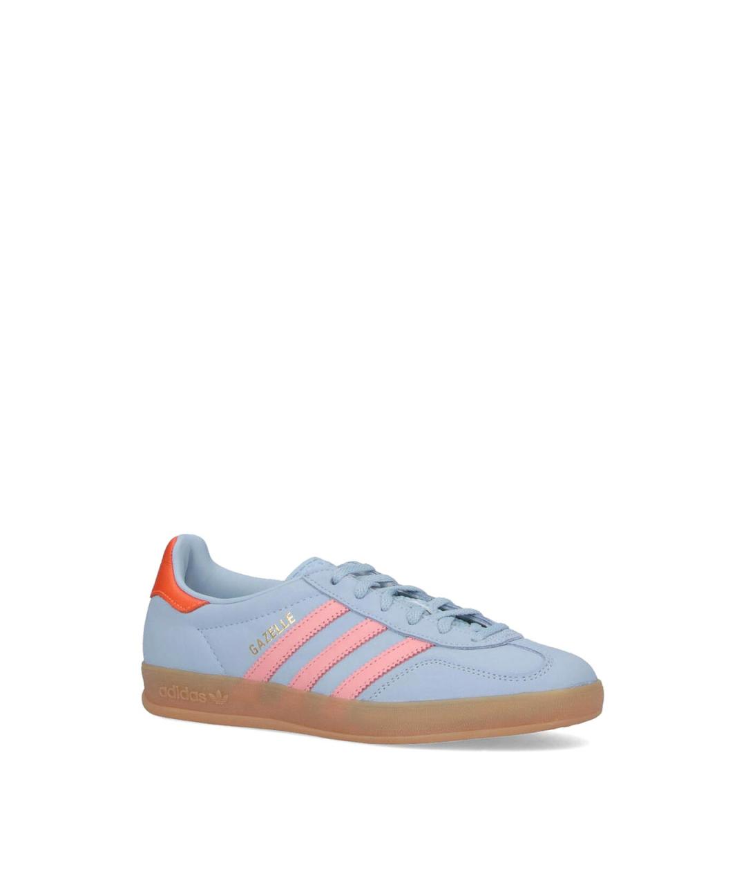 ADIDAS Голубые замшевые кеды, фото 2