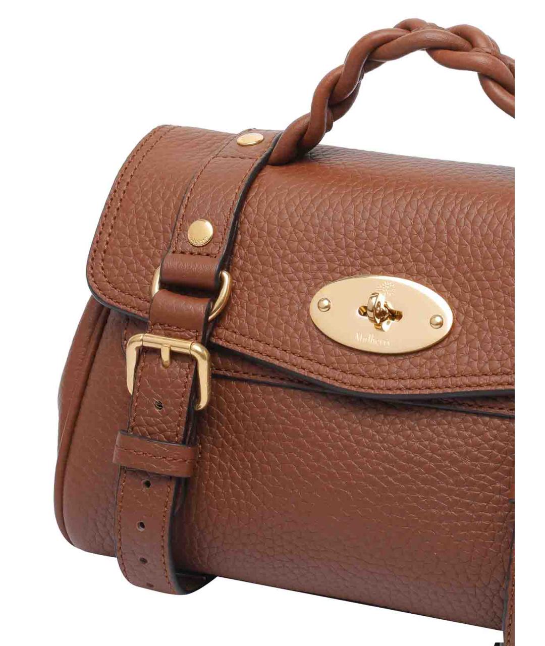 MULBERRY Коричневая кожаная сумка тоут, фото 4