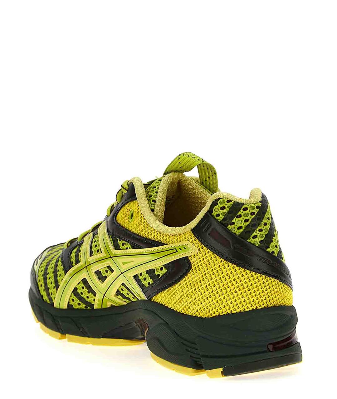 ASICS Желтые резиновые низкие кроссовки / кеды, фото 3