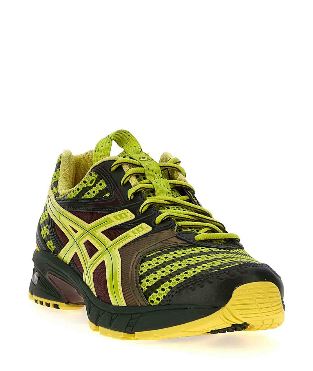 ASICS Желтые резиновые низкие кроссовки / кеды, фото 2