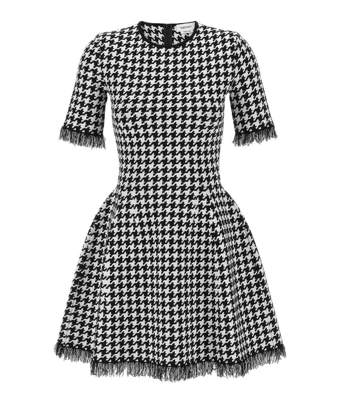 ALEXANDER MCQUEEN Мульти вискозное повседневное платье, фото 1