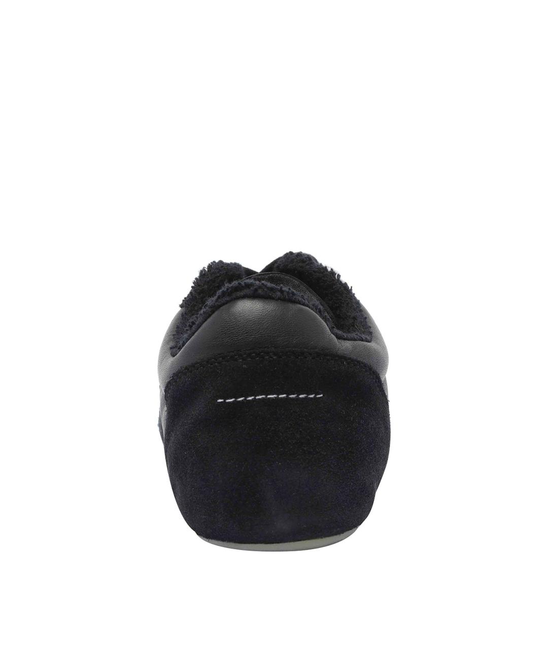 MM6 MAISON MARGIELA Черные замшевые низкие кроссовки / кеды, фото 4