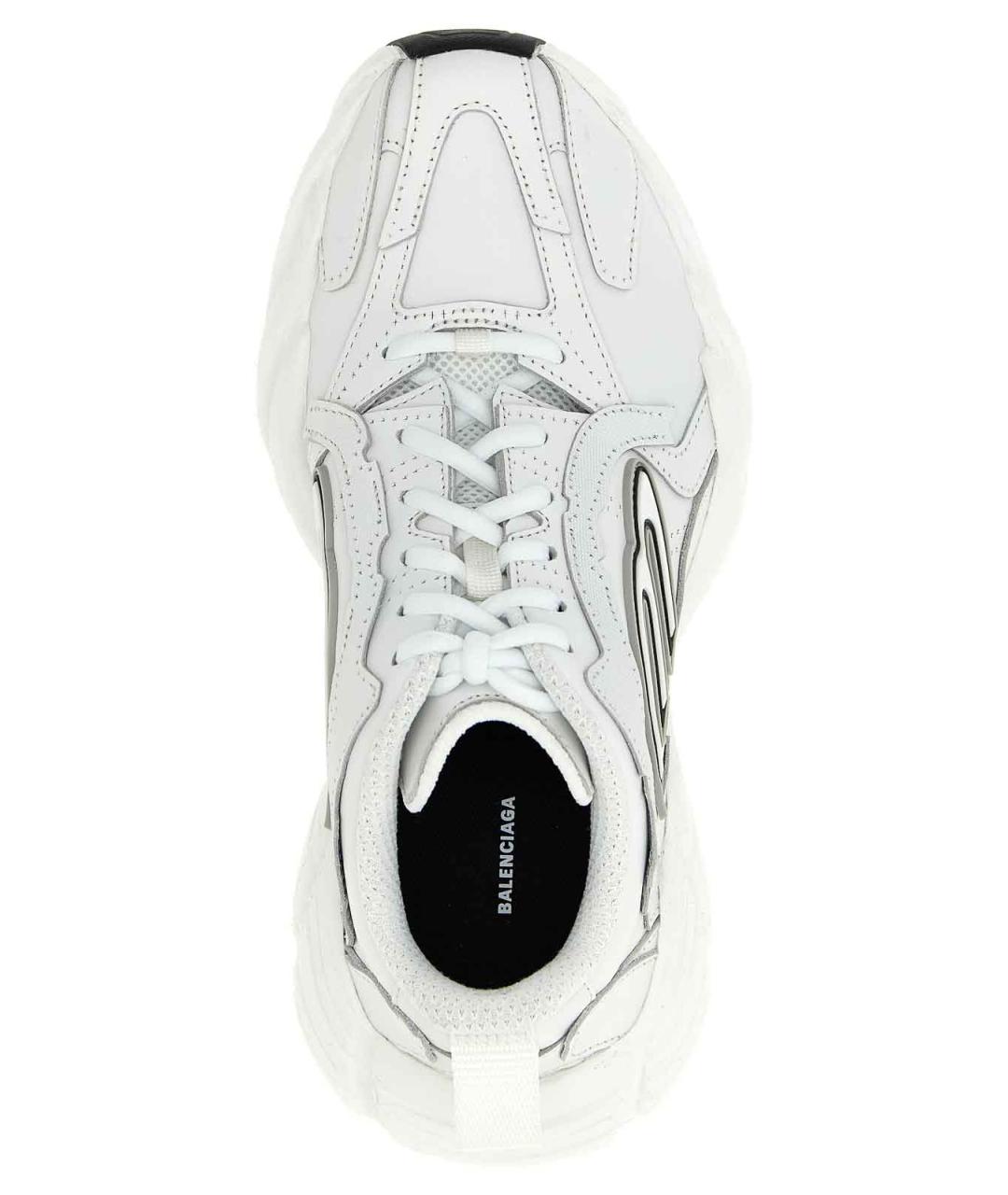BALENCIAGA Белые синтетические кроссовки, фото 4