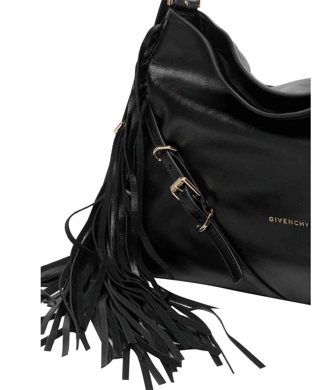 GIVENCHY Черная кожаная сумка через плечо, фото 4