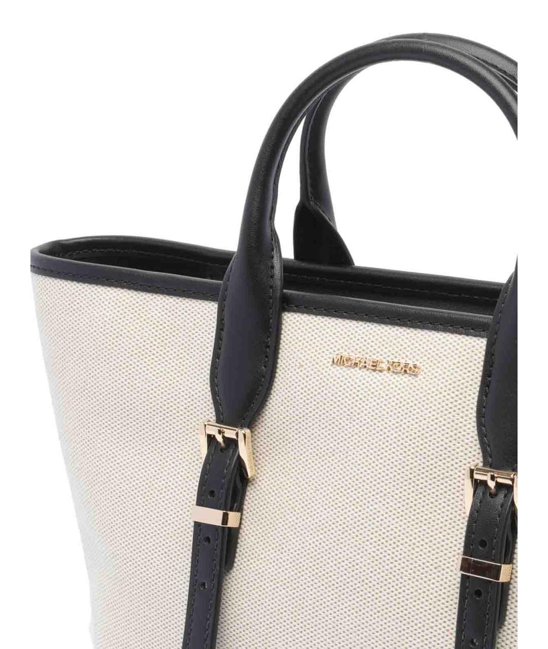 MICHAEL MICHAEL KORS Белая сумка тоут, фото 4