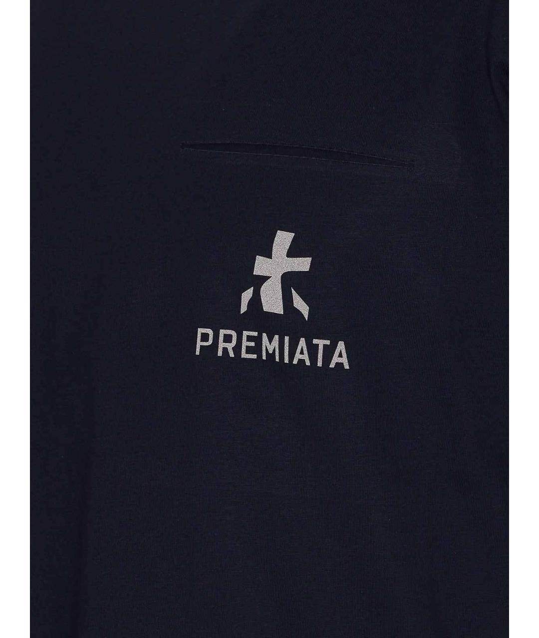 PREMIATA Синяя хлопковая футболка, фото 3