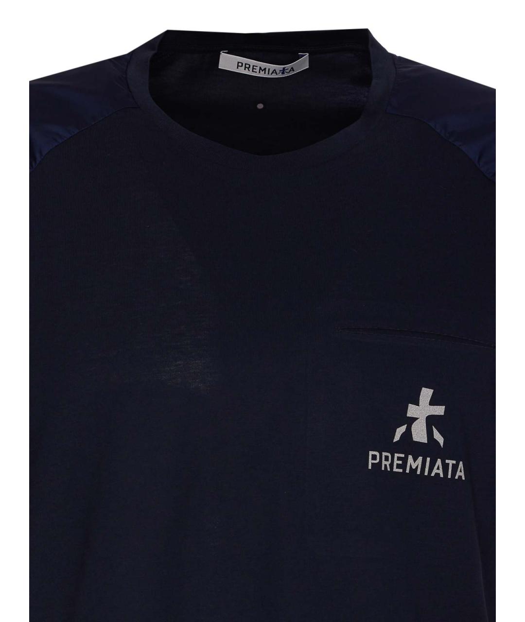 PREMIATA Синяя хлопковая футболка, фото 4