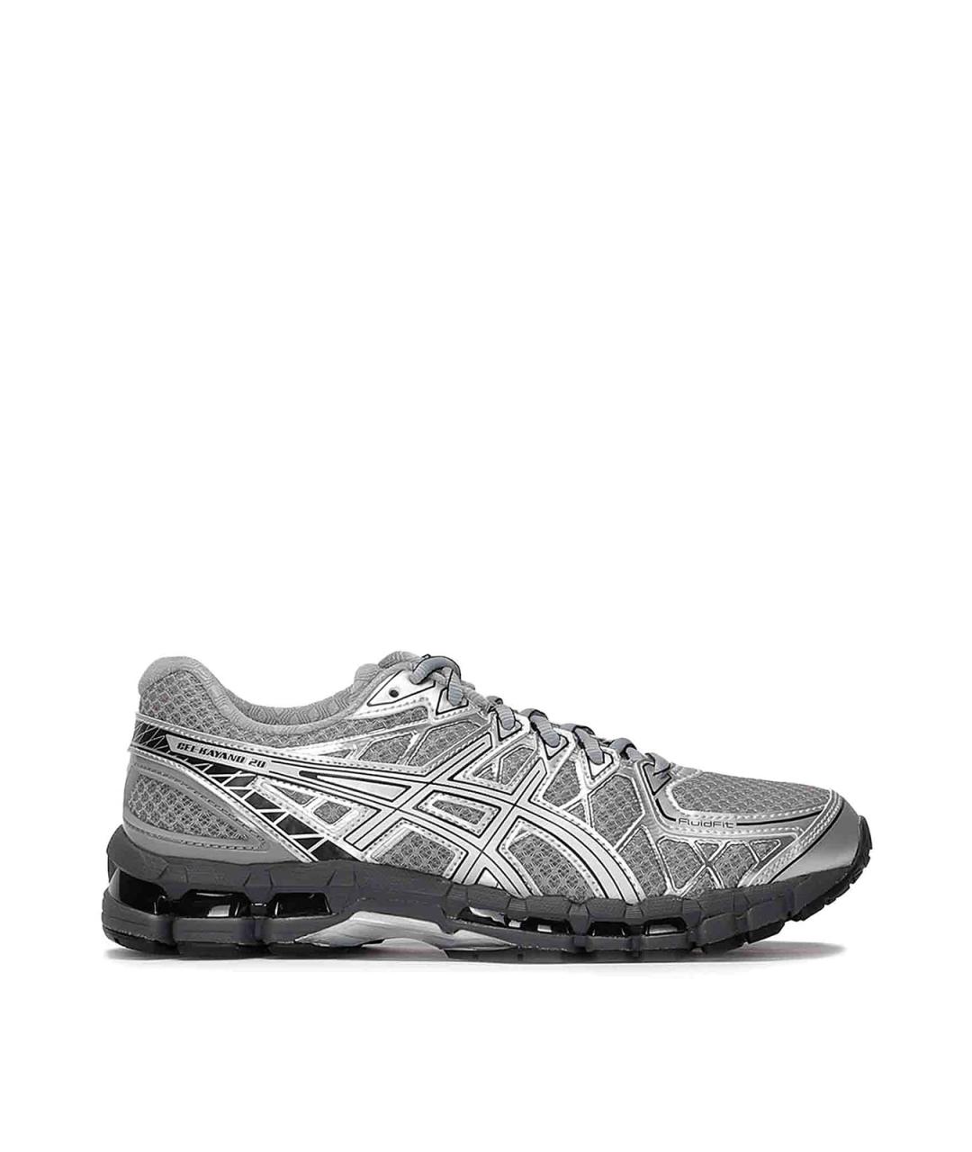 ASICS Серебряные резиновые кроссовки, фото 1