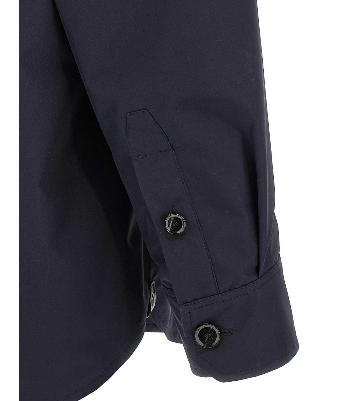 BRIONI Темно-синяя шелковая куртка, фото 4