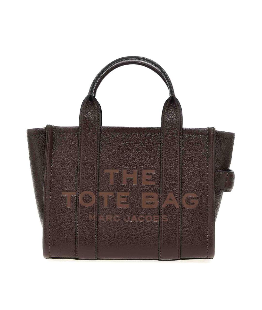 MARC JACOBS Коричневая кожаная сумка тоут, фото 1