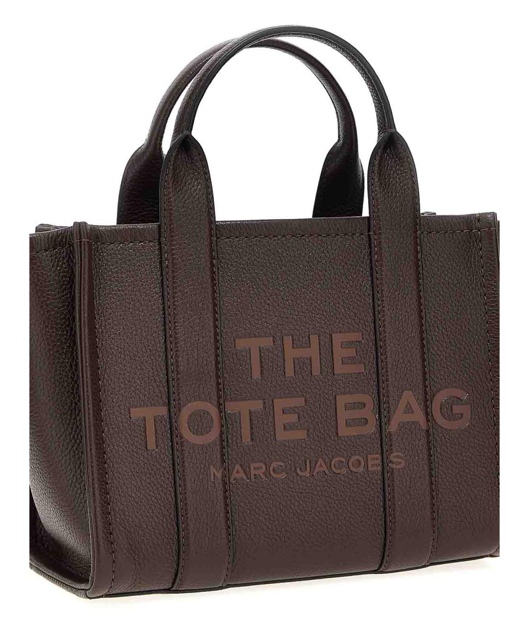 MARC JACOBS Коричневая кожаная сумка тоут, фото 3