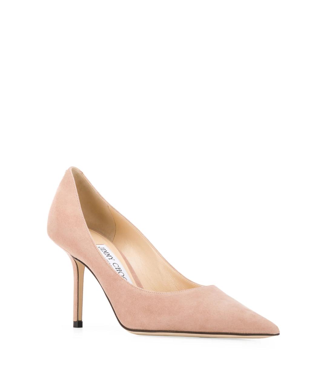 JIMMY CHOO Розовые замшевые туфли, фото 4