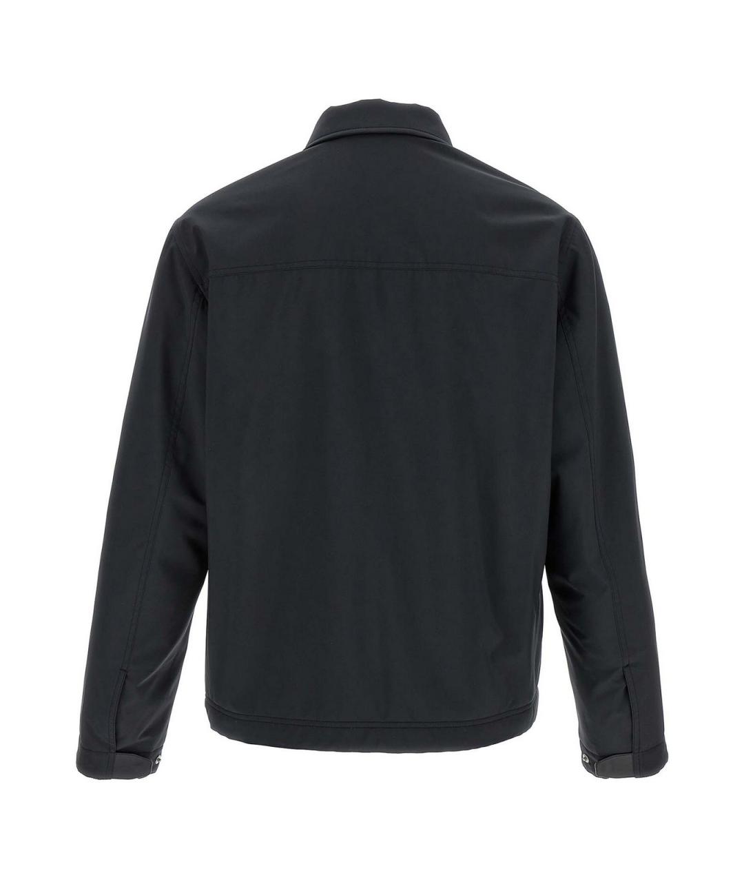 BRIONI Темно-синяя полиэстеровая куртка, фото 2