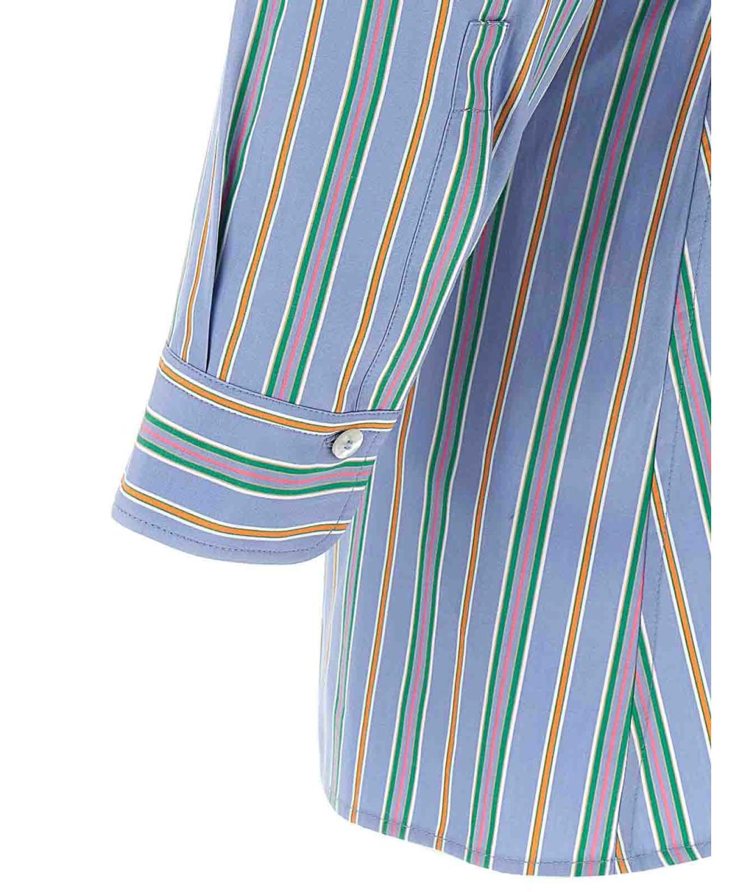 ETRO Голубая хлопковая рубашка, фото 4