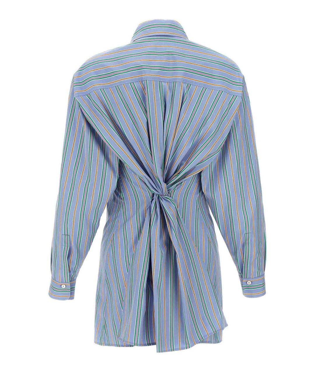 ETRO Голубая хлопковая рубашка, фото 2