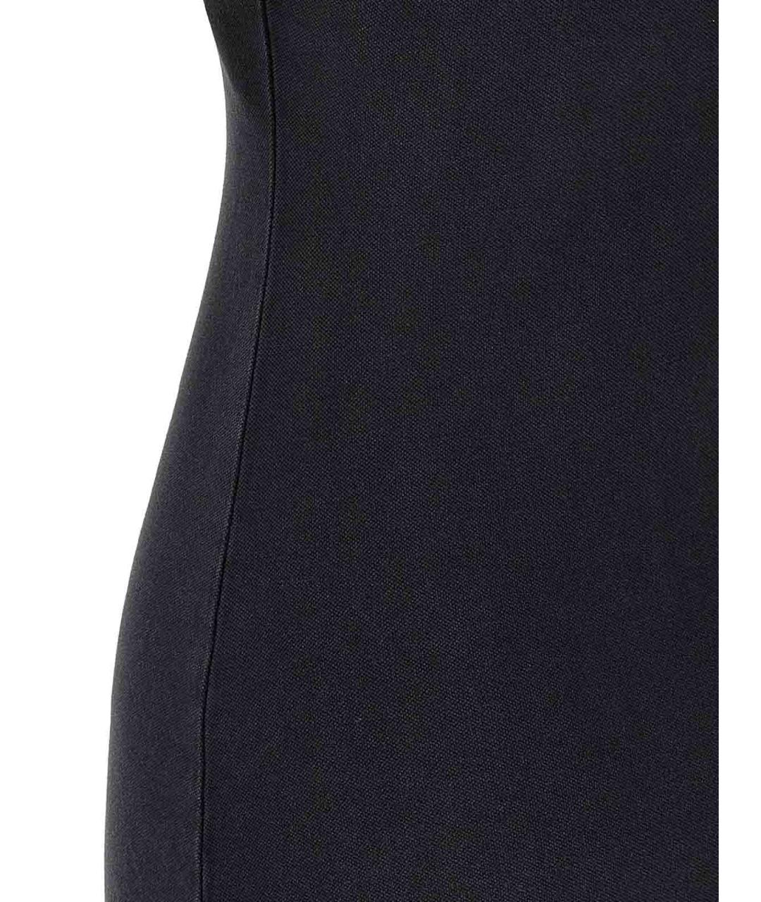 BALENCIAGA Черное хлопковое повседневное платье, фото 4
