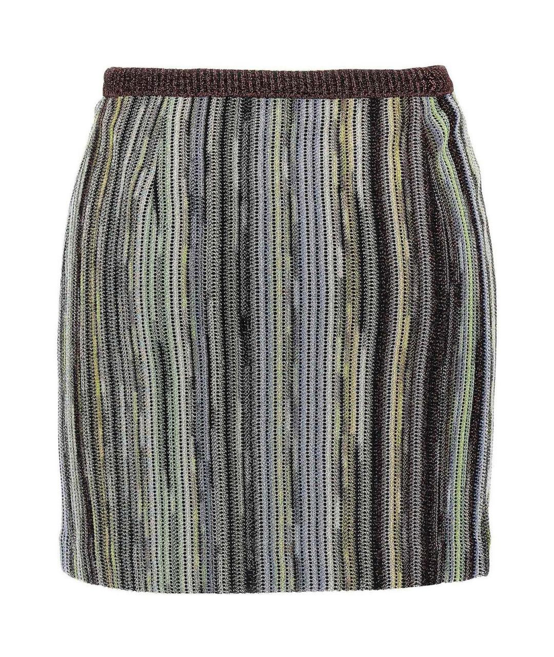 MISSONI Мульти вискозная юбка мини, фото 2