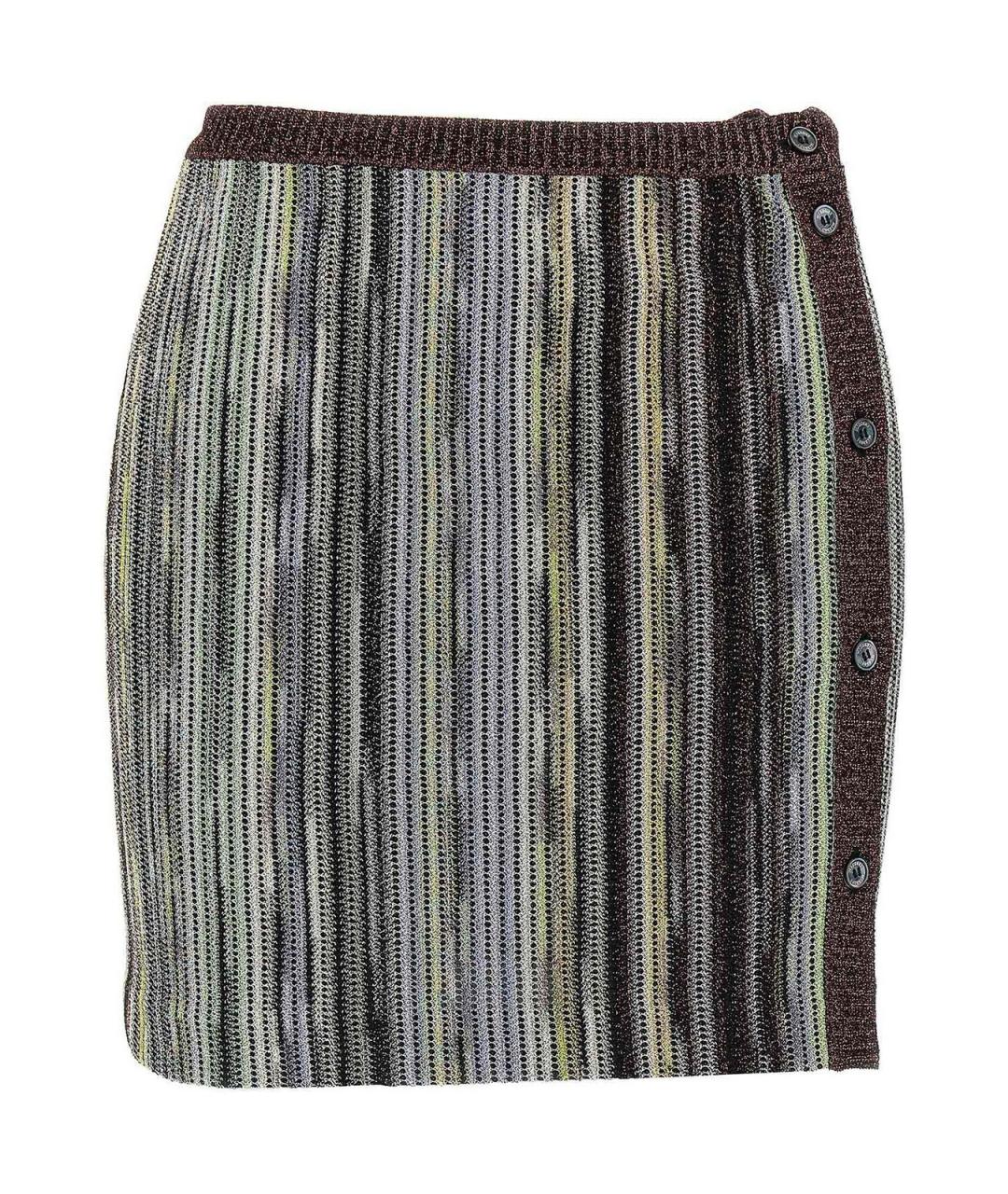 MISSONI Мульти вискозная юбка мини, фото 1