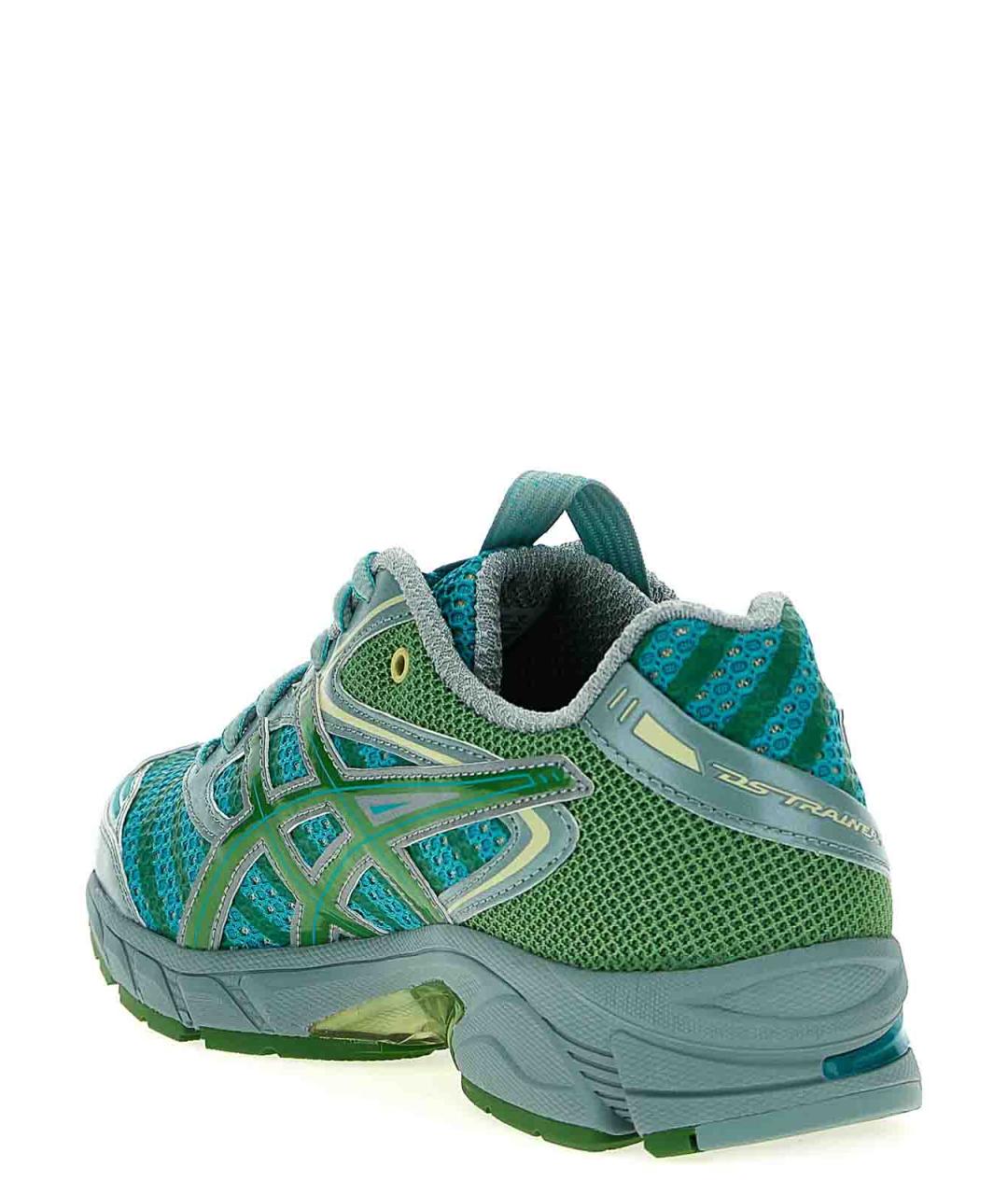 ASICS Зеленые синтетические низкие кроссовки / кеды, фото 3