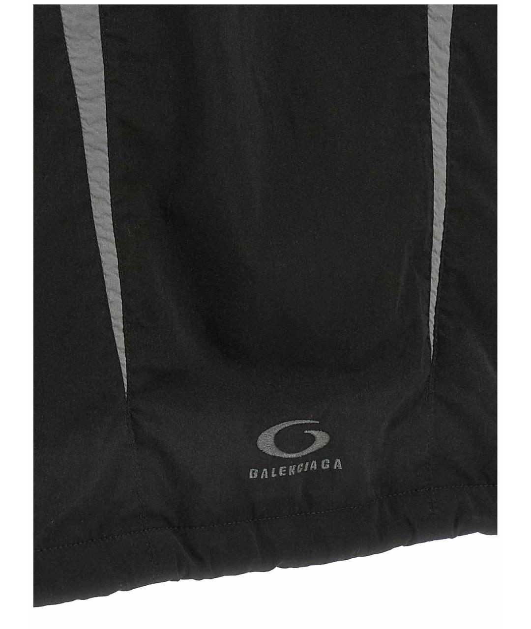 BALENCIAGA Черная полиэстеровая куртка, фото 4