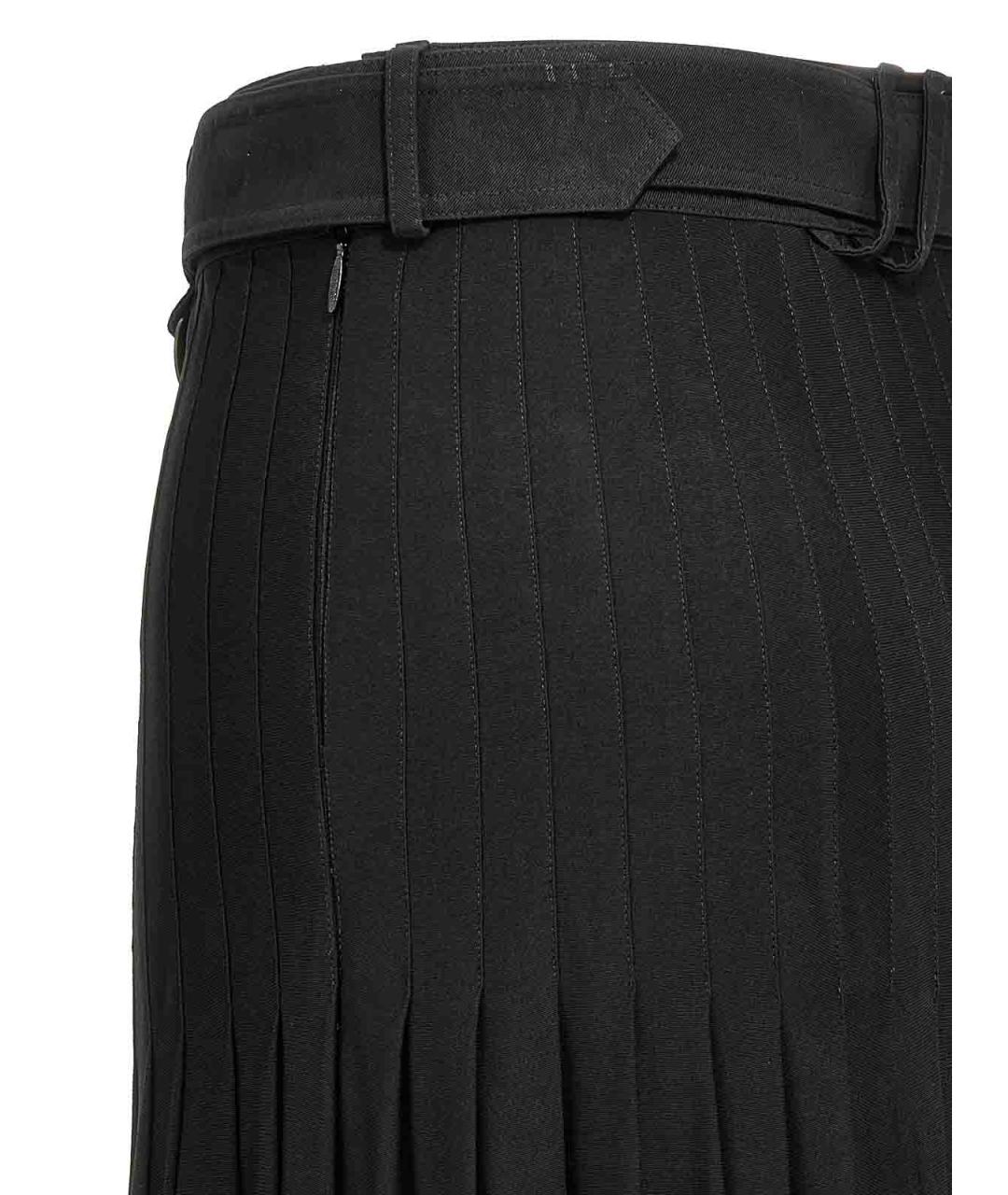 BURBERRY Черная юбка макси, фото 4
