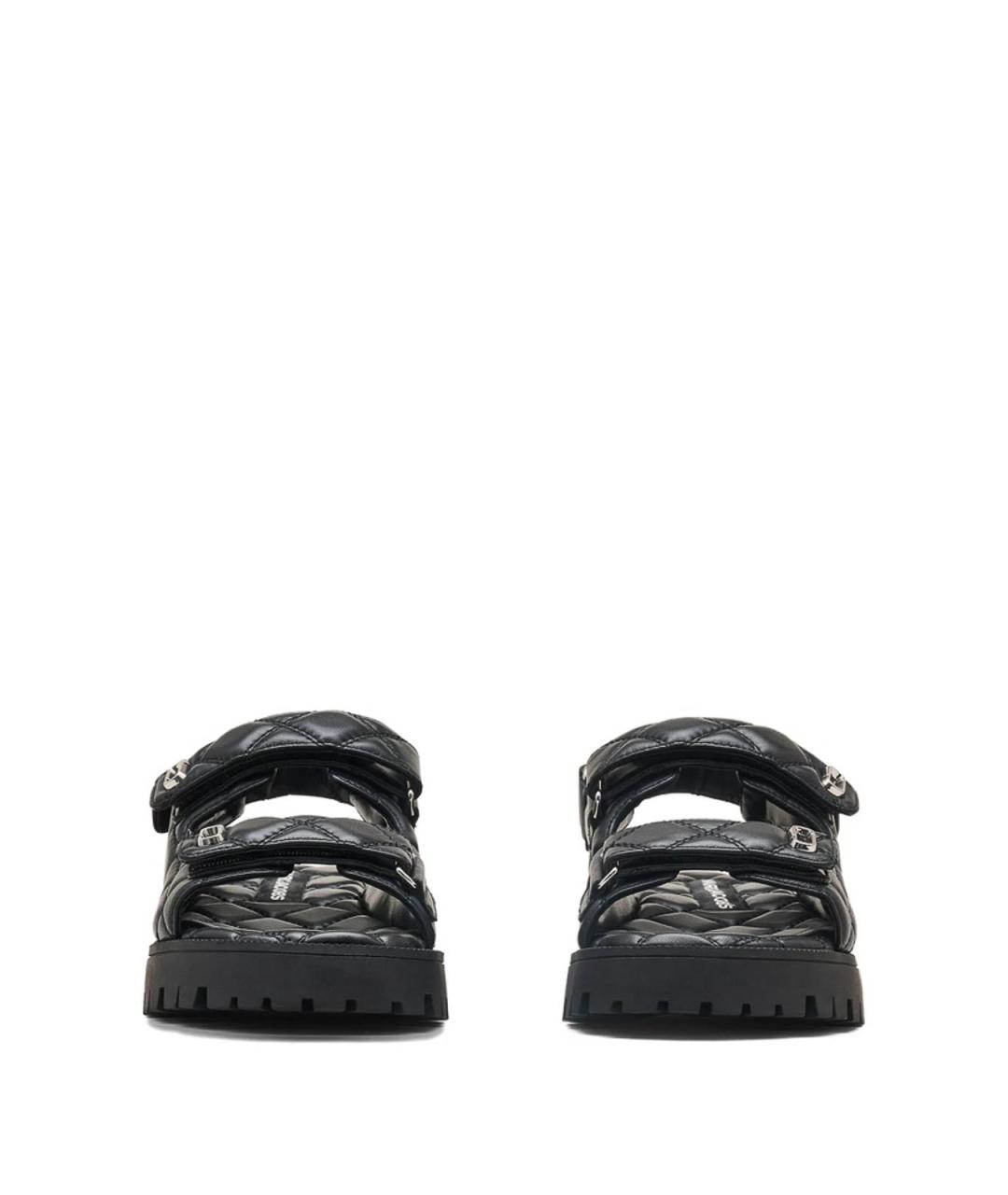 MARC JACOBS Черные кожаные сандалии, фото 2