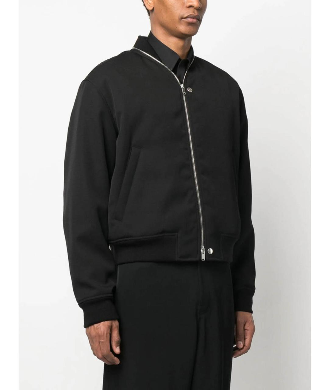 JIL SANDER Черная шерстяная куртка, фото 5