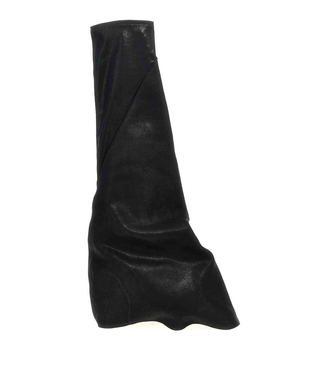 RICK OWENS DRKSHDW Черные текстильные сапоги, фото 1