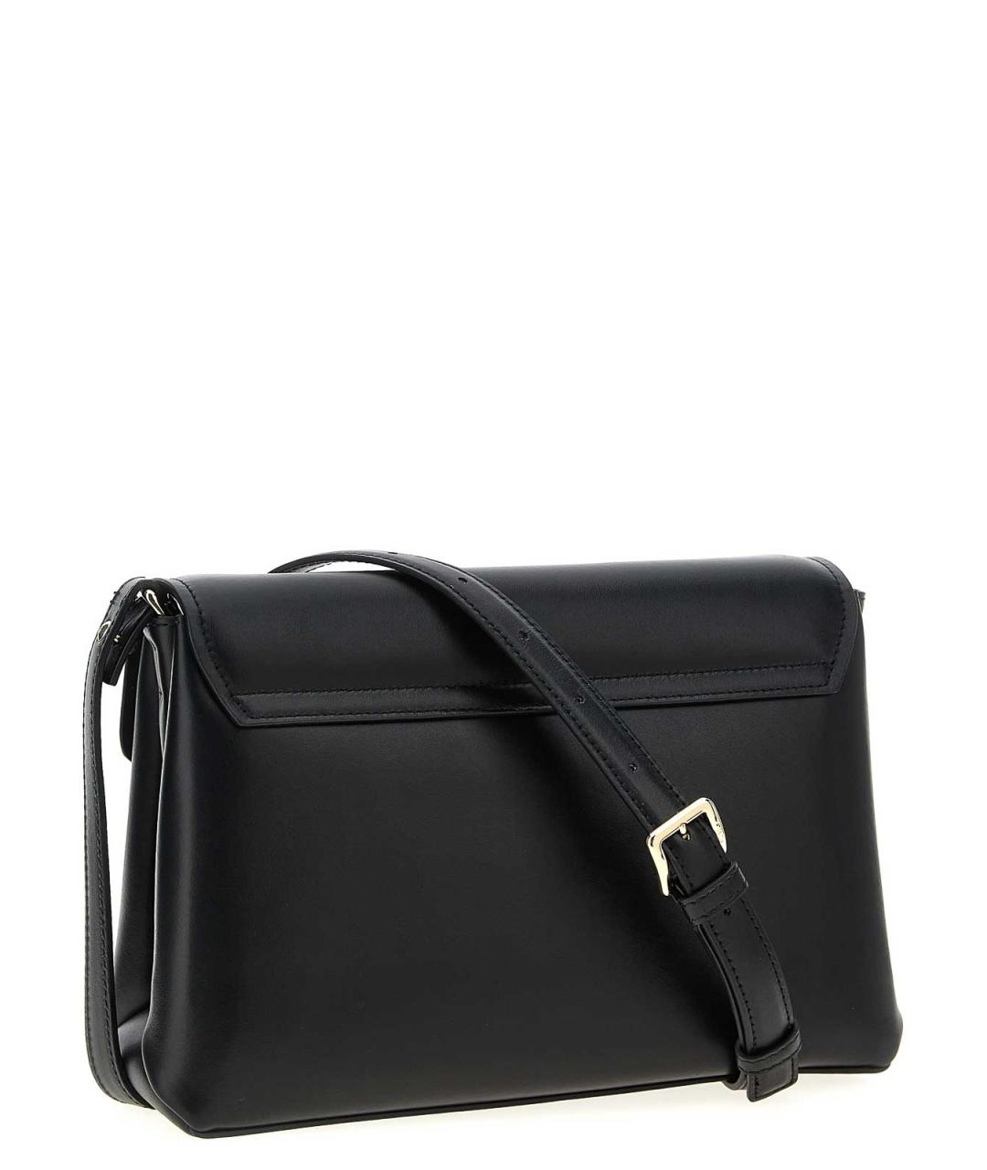 FURLA Черная кожаная сумка через плечо, фото 2