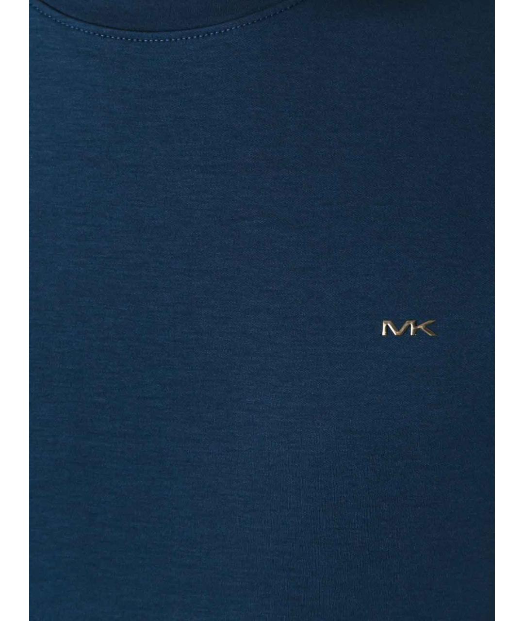 MICHAEL KORS Синяя хлопковая футболка, фото 5