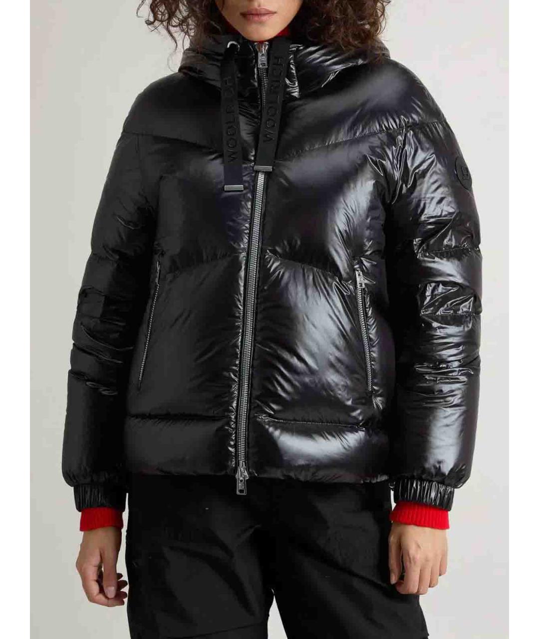 WOOLRICH Черная полиамидовая куртка, фото 2