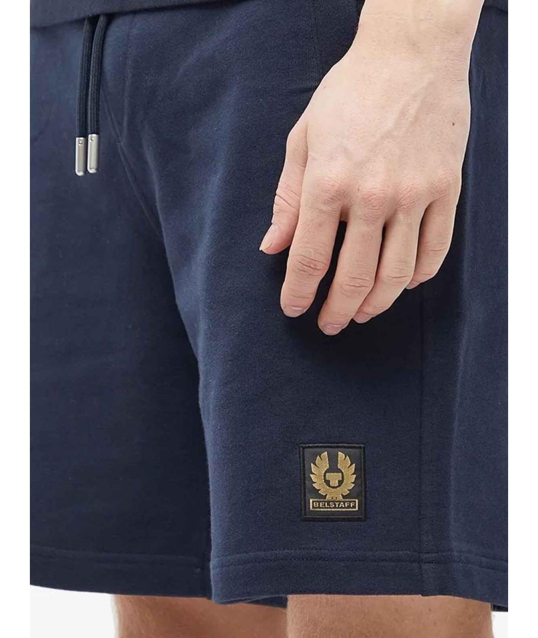 BELSTAFF Синие хлопковые шорты, фото 3