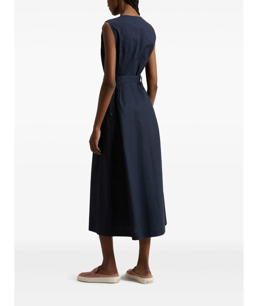 WOOLRICH Синее хлопковое платье, фото 4