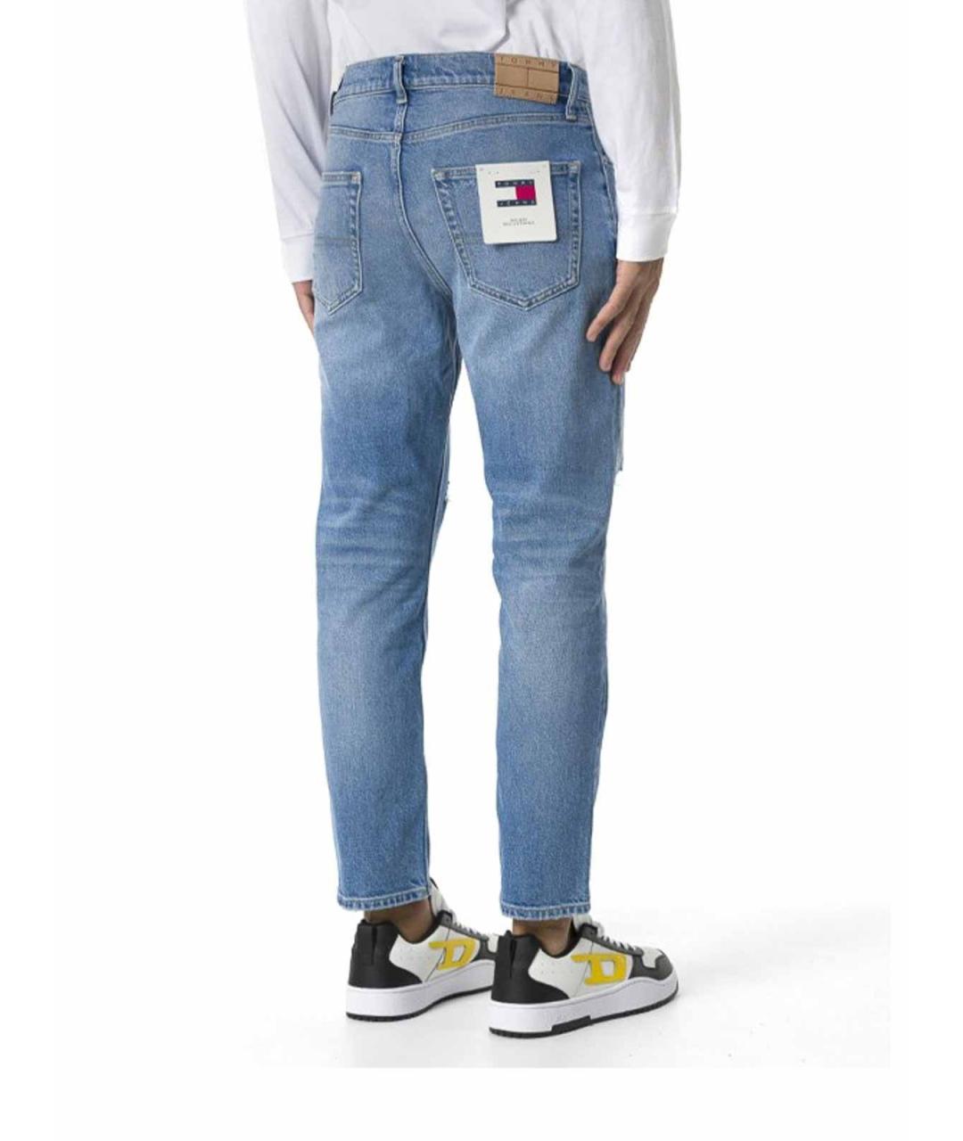TOMMY HILFIGER Синие хлопковые джинсы, фото 3