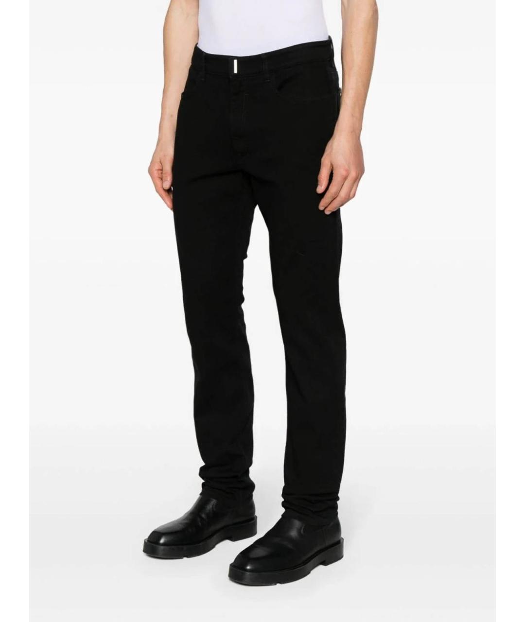GIVENCHY Черные хлопковые джинсы скинни, фото 2