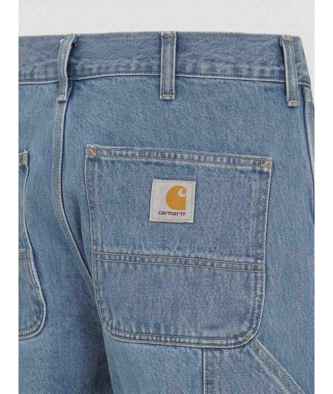 CARHARTT Синие хлопковые джинсы, фото 3