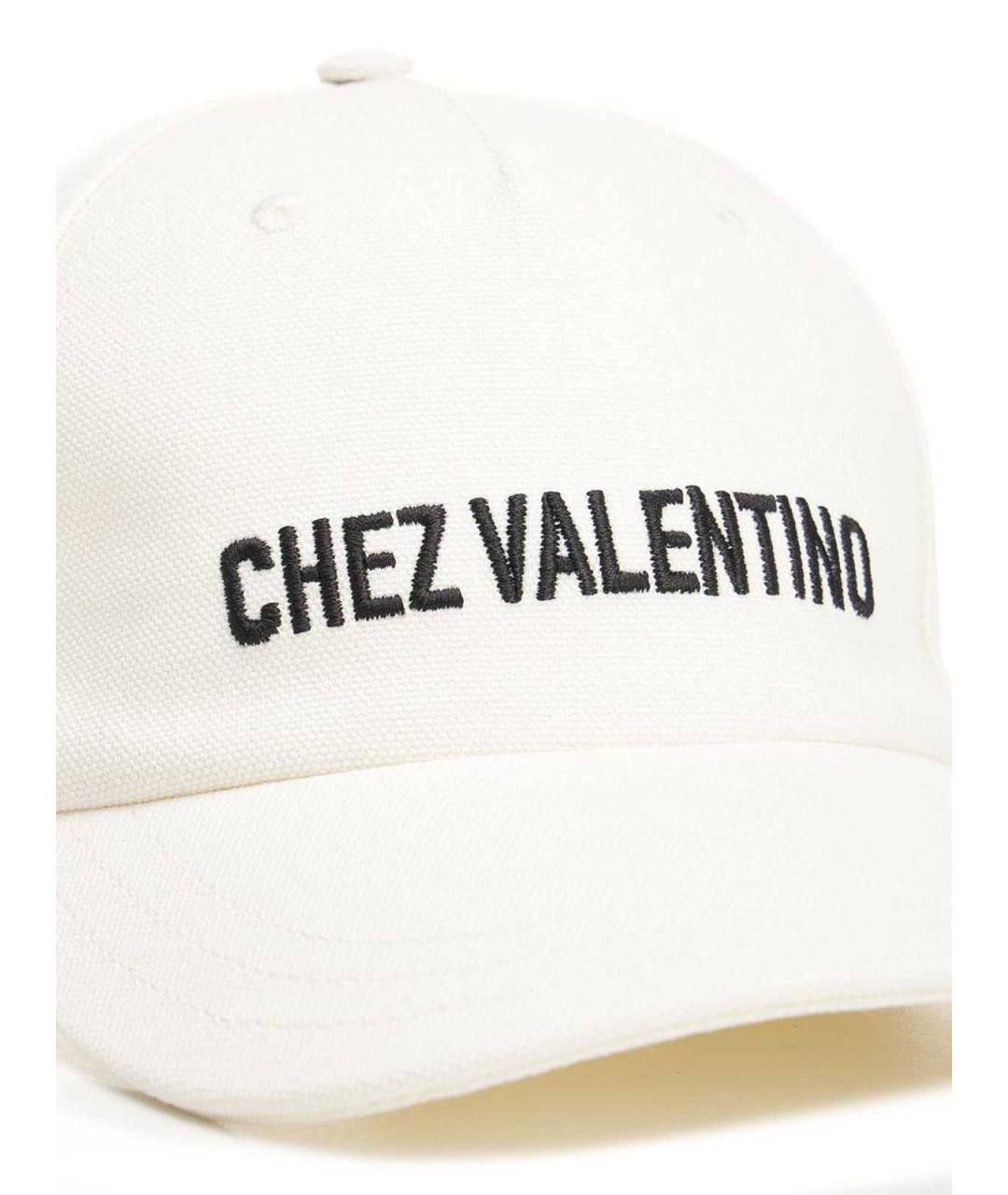 VALENTINO Белая хлопковая кепка/бейсболка, фото 3