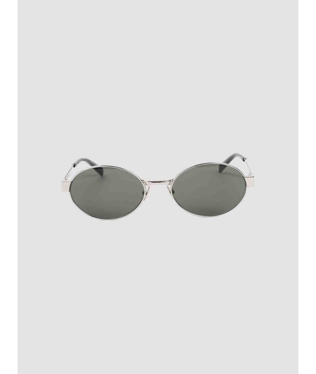 SAINT LAURENT Серые солнцезащитные очки, фото 2