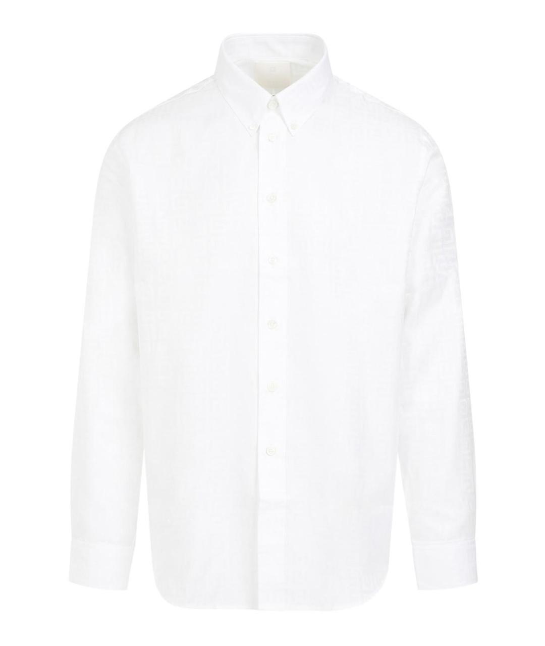 GIVENCHY Белая хлопковая классическая рубашка, фото 1