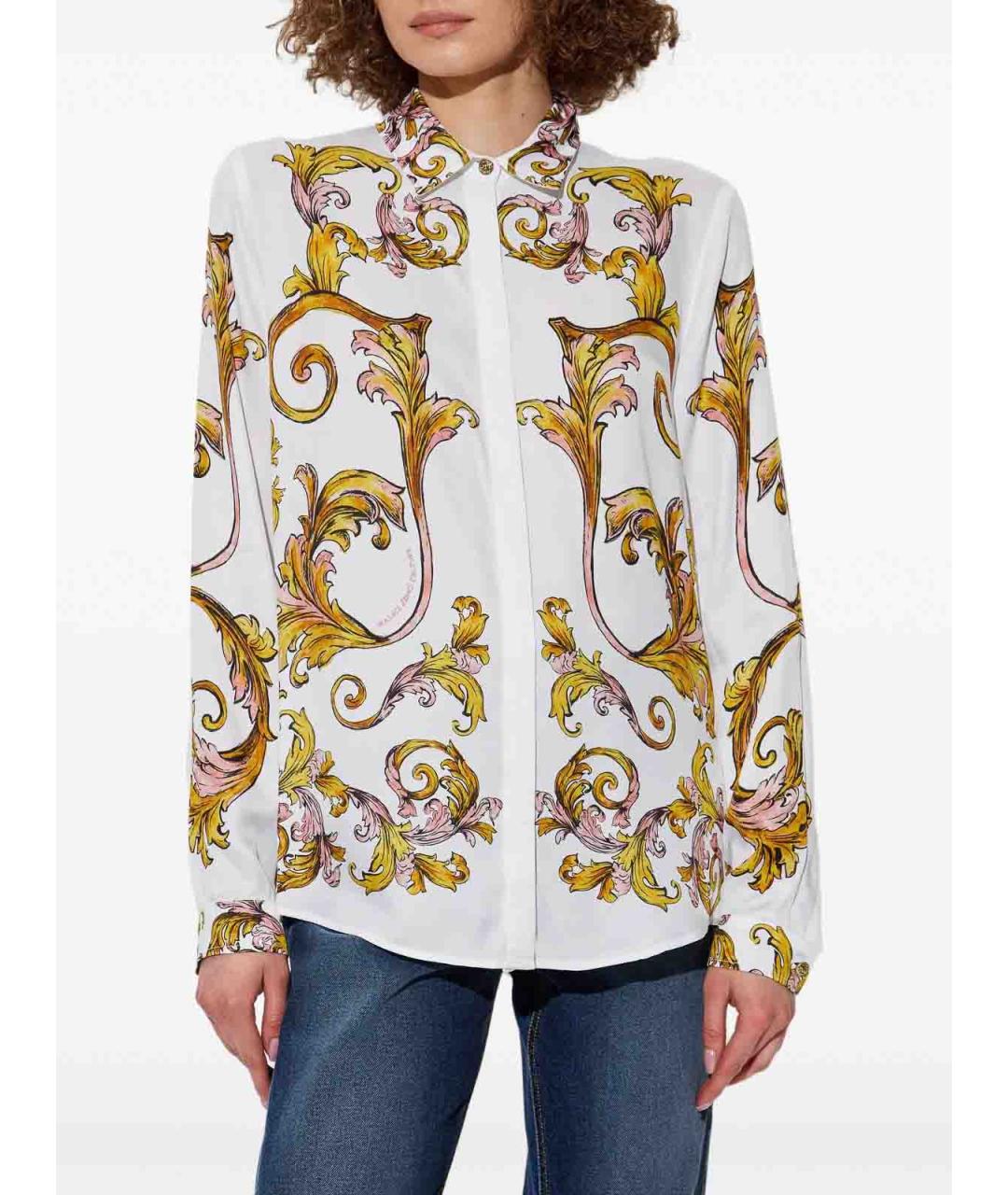 VERSACE JEANS COUTURE Белая вискозная рубашка, фото 3